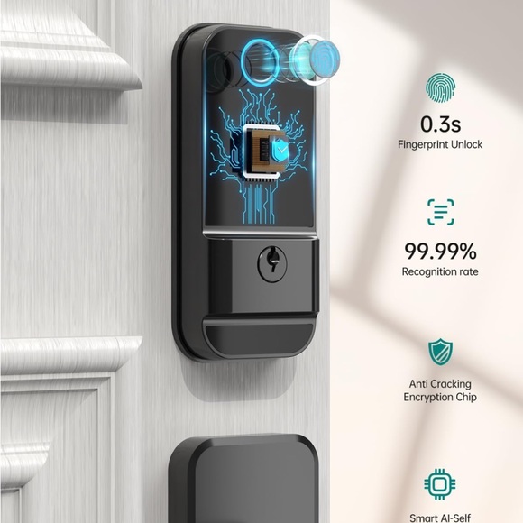 ⭐️Smart Front Lock Handle Set NEW - Picture 5 of 11